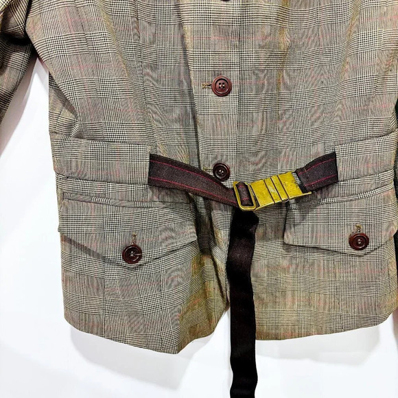 InWear Vintage brown plaid  jacket - Picture 6 of 12